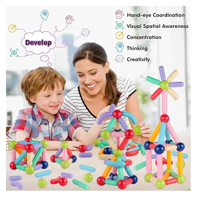 Magnetic Sticks Building Blocks 36 Pcs Learning Toy for Kids – 1derWorld