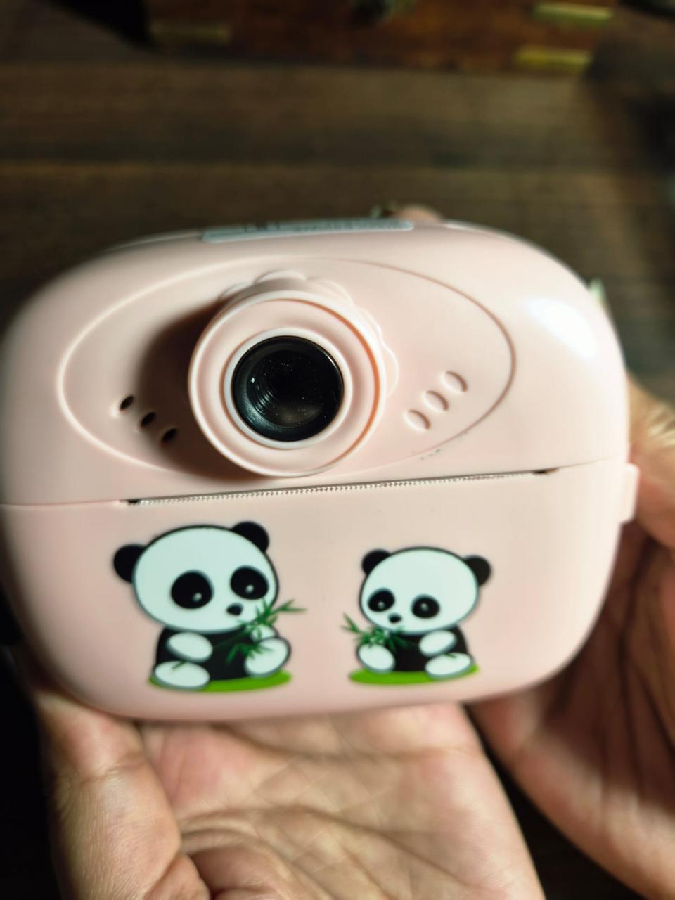 Kids Panda Instant Print Camera – front view