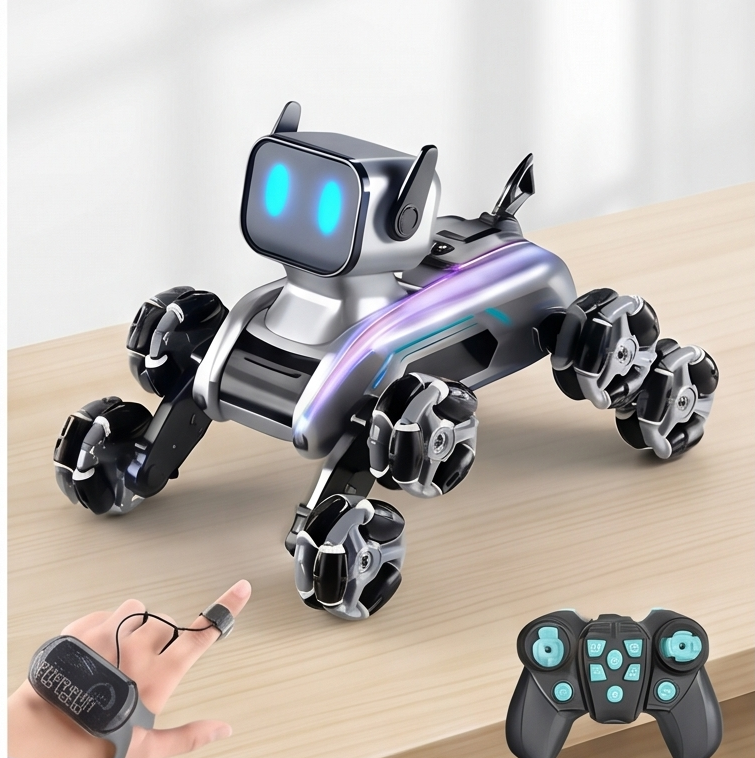 Stunt Freon Dog RC Robot - Box and features overview