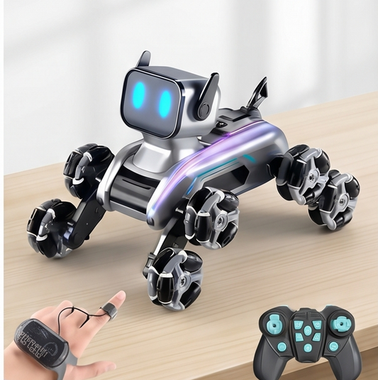 Stunt Freon Dog RC Robot - Box and features overview