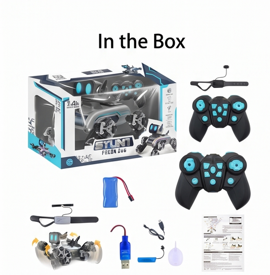 Stunt Freon Dog - Wheel Rotation, Lie Prone, Standby and Active modes